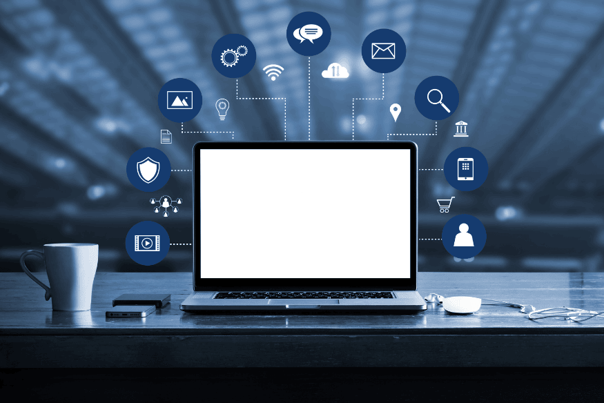 Interface de aplicativo de banco digital destacando usabilidade e funções para empréstimos online